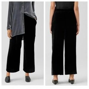 Eileen Fisher Petite Medium Velvet Wide Leg Pants 
Size PM